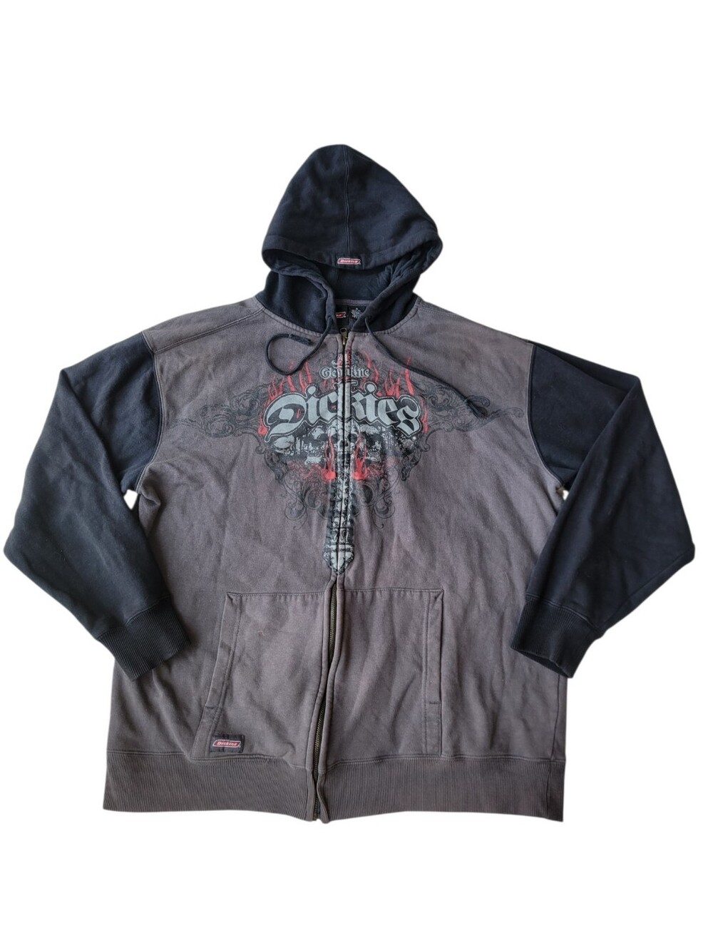 Dickies Zip-Up Hoodie Y2K Mens Adult XL